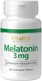 Vitality Nutritionals Melatonin 3 mg Lutschtabletten – Bild 1 von 1