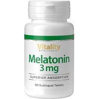 Produktbild von Vitality Nutritionals Melatonin 3 mg Lutschtabletten