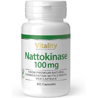Produktbild von Vitality Nutritionals Nattokinase Kapseln vegan und vegetarisch