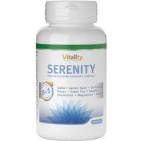 Produktbild von Vitality Nutritionals SERENITY mit GABA Kapseln