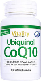 Vitality Nutritionals Ubiquinol CoQ10 100 mg Kapseln 60 Stück – Bild 1 von 1