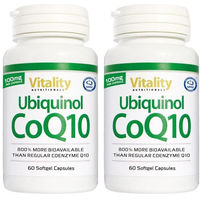 Produktbild von Vitality Nutritionals Ubiquinol CoQ10 Kapseln