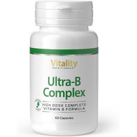 Produktbild von Vitality Nutritionals Ultra B Complex Kapseln vegan laktosefrei ohne Zusatzstoffe