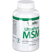 Produktbild von Vitality Nutritionals UltraPure MSM Schwefel Kapseln vegan ohne Zusatzstoffe 180 Stück