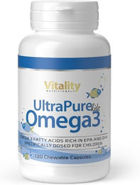 Vitality Nutritionals UltraPure Omega 3 Kids Kapseln für Kinder ohne Zusatzstoffe – Bild 1 von 1