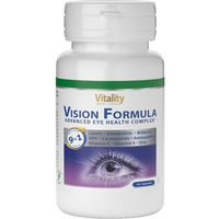 Produktbild von Vitality Nutritionals Vision Formula Vitamin-Kombination Kapseln vegan laktosefrei 60 Stück