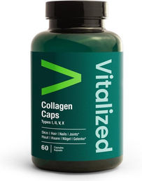Vitalized Collagen Kapseln mit Typ I und Typ II aus Fisch 60 Stück – Bild 1 von 1