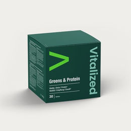 Vitalized Greens & Protein Superfood-Mischung mit pflanzlichem Protein, vegan, ohne Zusatzstoffe, 30 Sticks – Bild 1 von 5