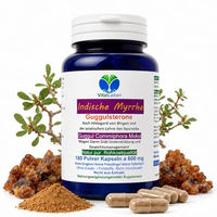 Produktbild von VitalLeben Guggul Indische Myrrhe Kapseln mit Guggulsterone 180 Stück laktosefrei und glutenfrei