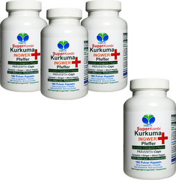VitalLeben Kurkuma Ingwer Pfeffer Kapseln ohne Zusatzstoffe 720 Stück – Bild 1 von 2