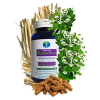 Produktbild von VitalLeben Mutterkraut und Weidenrinde Kapseln 180 Stück ohne Zusatzstoffe