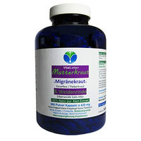 Produktbild von VitalLeben Mutterkraut und Weidenrinde Kapseln ohne Zusatzstoffe 360 Stück