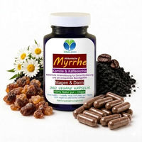 Produktbild von VitalLeben Myrrhe Kamille Kaffeekohle Kapseln vegan ohne Zusatzstoffe 360 Stück