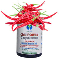 Produktbild von VitalLeben Red Chili Fat-Burner mit Capsaicin Cayennepfeffer Kapseln 180 Stück vegetarisch ohne Zusatzstoffe