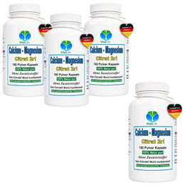 VitalLife Calciumcitrat und Magnesiumcitrat 2:1 Komplex Kapseln ohne Zusatzstoffe 720 Stück – Bild 1 von 3