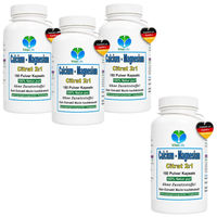 Produktbild von VitalLife Calciumcitrat und Magnesiumcitrat 2:1 Komplex Kapseln ohne Zusatzstoffe 720 Stück