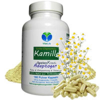 Produktbild von VitalLife Kamille Chamomilla Kapseln 180 Stück vegan ohne Zusatzstoffe