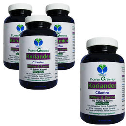 VitalLife Koriander 720 Kapseln mit Blättern und Samen Vollspektrum Vegan ohne Zusatzstoffe – Bild 1 von 7