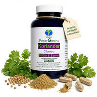 Produktbild von VitalLife Koriander Cilantro Blätter und Samen Kapseln 180 Stück ohne Zusatzstoffe