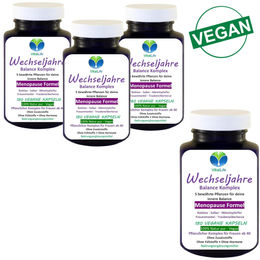 VitalLife Kräuter-Komplex Wechseljahre Vegan 720 Kapseln mit Rotklee Salbei und Frauenmantel ohne Zusatzstoffe – Bild 1 von 4