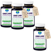 Produktbild von VitalLife Leber Liver Bitterstoffe und Bitterkräuter Komplex Kapseln ohne Zusatzstoffe