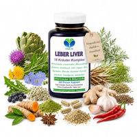 Produktbild von VitalLife Leber Liver Bitterstoffe und Bitterkräuter Komplex mit 16 Naturkräutern Kapseln laktosefrei und glutenfrei 360 Stück
