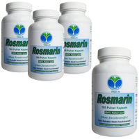 Produktbild von VitalLife Rosmarin 720 Kräuter Pulver Kapseln vegan ohne Zusatzstoffe 720 mg 100 Stück