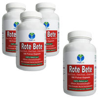 Produktbild von VitalLife Rote Bete Kapseln mit reinem Wurzelpulver vegetarisch ohne Zusatzstoffe 720 Stück