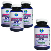 Produktbild von VitalLife Traubenkern OPC 720 Kapseln mit Traubenkernmehl, 180 Stück, ohne Zusatzstoffe, glutenfrei und laktosefrei