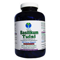 Produktbild von VitalLife Tulsi Basilikum Kapseln 360 Stück ohne Zusatzstoffe vegetarisch glutenfrei laktosefrei
