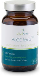 Vitalsee ALOE ferox 300 Extrakt Kapseln vegan ohne Zusatzstoffe 90 Stück – Bild 1 von 2