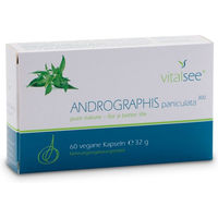 Produktbild von Vitalsee Andrographis paniculata 300 Extrakt – 90 vegane Kapseln – glutenfrei und laktosefrei