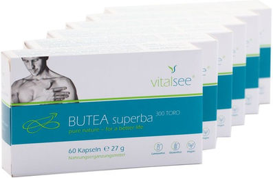 Vitalsee Butea Superba Extrakt Kapseln vegan ohne Zusatzstoffe 300 Stück – Bild 1 von 1