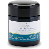 Produktbild von Vitalsee Coenzym Q10 Ubiquinol mit Vitamin C Acerola Kapseln vegan glutenfrei laktosefrei 60 Stück