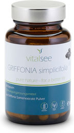 Vitalsee Griffonia simplicifolia Extrakt 333 mg – 60 vegane Kapseln – glutenfrei und laktosefrei – Bild 1 von 2
