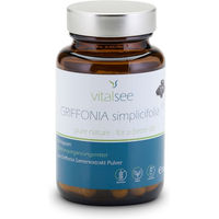 Produktbild von Vitalsee Griffonia simplicifolia Extrakt 333 mg – 60 vegane Kapseln – glutenfrei und laktosefrei
