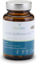 Vitalsee Grüne Kaffeebohne Kapseln vegan glutenfrei laktosefrei – Bild 1 von 2