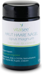 Vitalsee HAUT HAARE NÄGEL opus magnum Kapseln mit Zink Biotin und Selen vegan glutenfrei laktosefrei – Bild 1 von 2