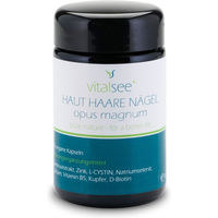 Produktbild von Vitalsee HAUT HAARE NÄGEL opus magnum Kapseln mit Zink Biotin und Selen vegan glutenfrei laktosefrei