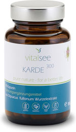 Vitalsee KARDE 300 Dipsacus Fullonum Wurzelextrakt 90 vegane Kapseln glutenfrei laktosefrei – Bild 1 von 2