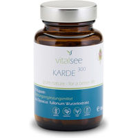 Produktbild von Vitalsee KARDE 300 Dipsacus Fullonum Wurzelextrakt 90 vegane Kapseln glutenfrei laktosefrei