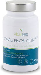 Vitalsee Korallencalcium Plus Algenkalk Sango Kapseln glutenfrei und laktosefrei 120 Stück – Bild 1 von 1