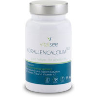 Produktbild von Vitalsee Korallencalcium Plus Algenkalk Sango Kapseln glutenfrei und laktosefrei 120 Stück