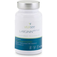 Produktbild von Vitalsee L-Arginin 600 Plus Kapseln vegan glutenfrei laktosefrei 60 Stück