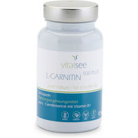 Produktbild von Vitalsee L-Carnitin 500 Kapseln vegan glutenfrei laktosefrei 60 Stück