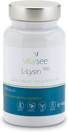 Vitalsee L-Lysin Kapseln vegan glutenfrei laktosefrei 60 Stück – Bild 1 von 1