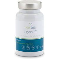 Produktbild von Vitalsee L-Lysin Kapseln vegan glutenfrei laktosefrei 60 Stück