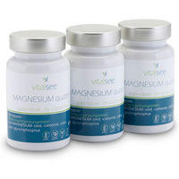 Produktbild von Vitalsee Magnesium Quattro Komplex Kapseln Vegan Glutenfrei Laktosefrei 180 Stück
