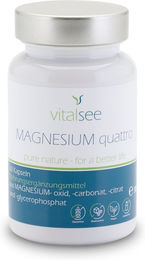 Vitalsee MAGNESIUM quattro Magnesium Komplex Kapseln vegan glutenfrei laktosefrei – Bild 1 von 1
