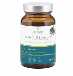 Vitalsee MAQUI Berry 500 Extrakt Kapseln vegan glutenfrei laktosefrei – Bild 1 von 1